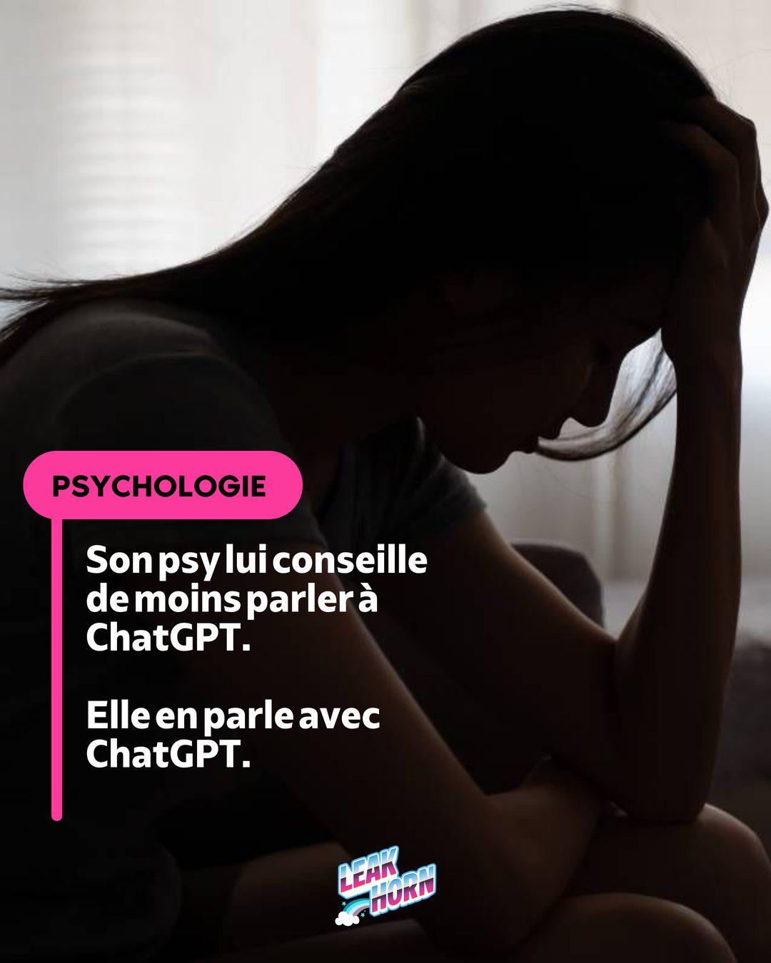 Son psy lui conseille de moins parler à ChatGPT. Elle en parle avec ChatGPT.